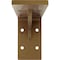 Ekena Millwork Embrey Steel Bracket, Hammered Gold 2"W x 6"D x 3 3/4"H BKTM02X06X03EBHGO - alternate 2